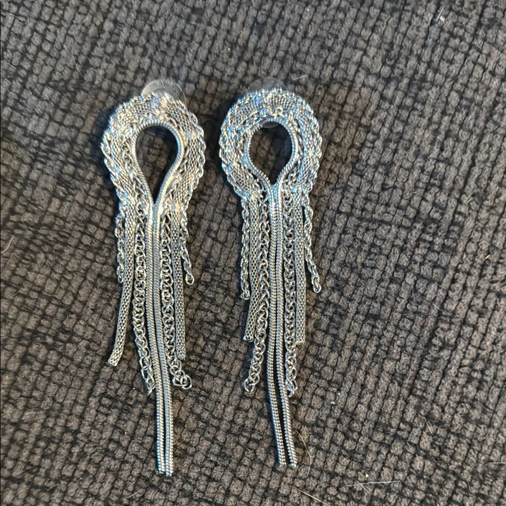 Elegant Silver Dangle Earrings